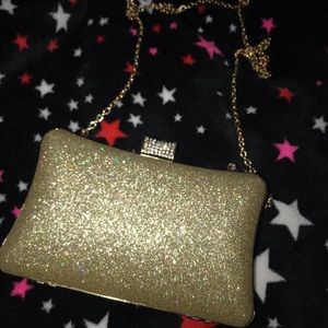 Gold Sparkle clutch